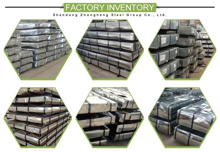 Construction Zinc Coated Roofing / Corrugated Galvanized Prepainted PPGI PPGL/Corrugated Steel Roof Sheet