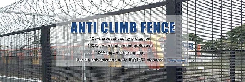 Wholesale South Africa Powder Coated Clear View 358 Anti Climb Railway Perimeter Welded Metal Wire Mesh Fencing/Fence for High Security/Safety