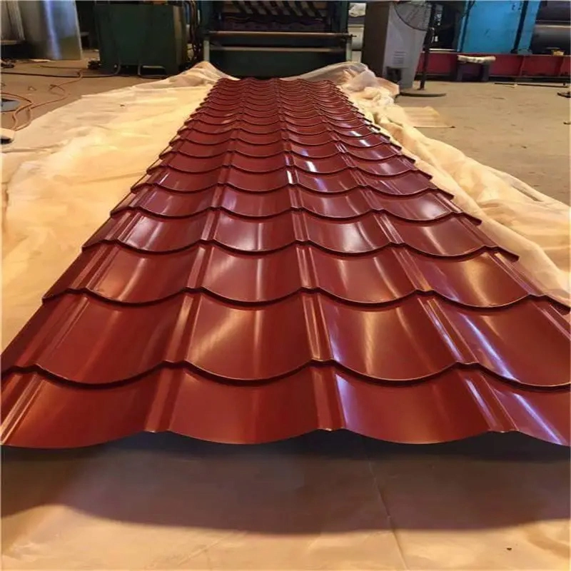 Hot Sale Factory Zinc Roofing Sheet Color Coated PPGI Galvanized Corrugated Steel Sheet