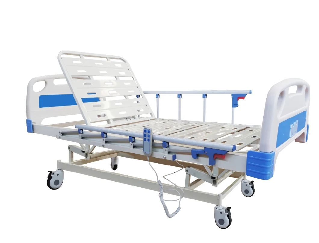 Cheap 2 Cranks Medical Beds High Quality Basic Hospital Bed 2 Functions