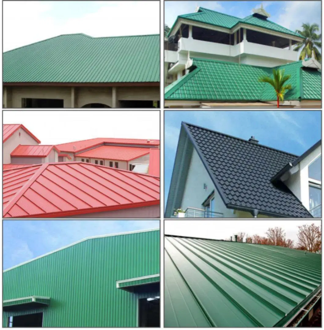 Cheap Colour Coated Roofing Sheet Corrugated Galvanized Steel Color Roof Tiles Dx51d Galvanized Steel Roofing Sheet Price