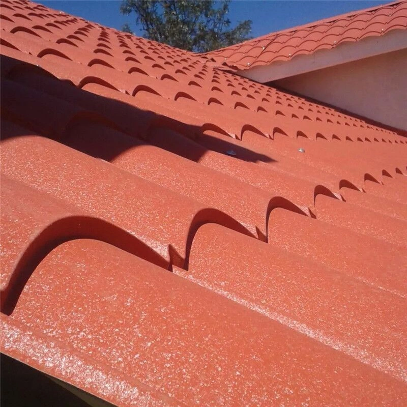 PPGI Corrugated Profiled Color Steel Roof Sheet Trapezoidal Prepainted Metal Roofing Sheet