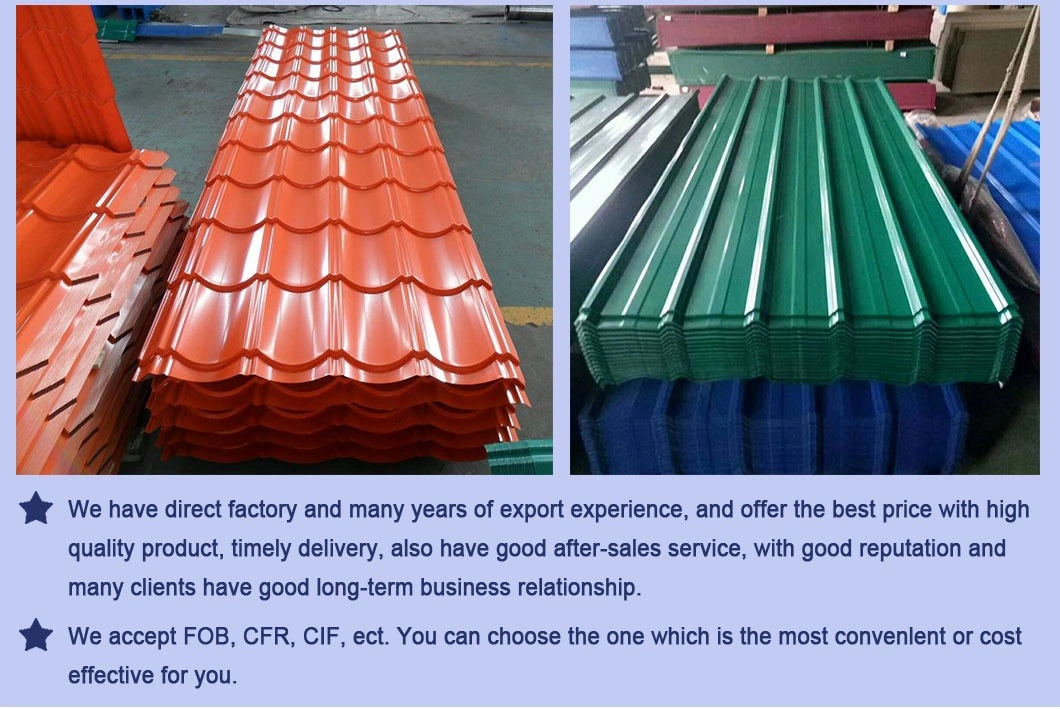 Prime Metal Roof Panels PPGI PPGL Corrugated Steel Roofing Sheet 16FT Corrugated Roofing Sheet