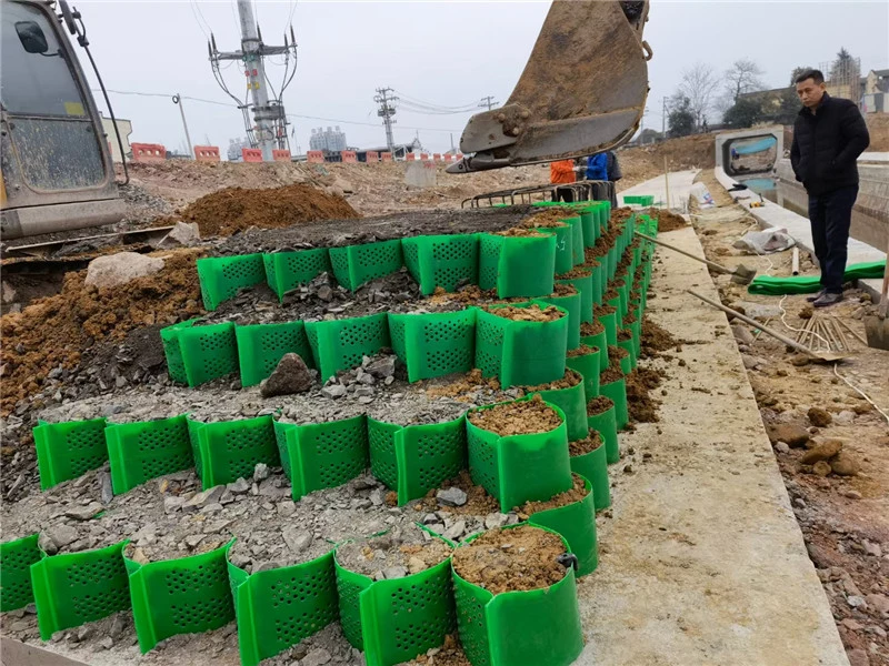HDPE Geocell Erosion Control /Geocell Retaining Wall for Retaining Wall Road