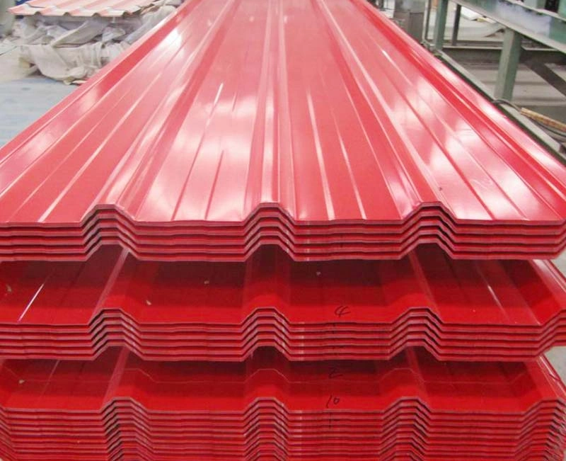 Customized Wholesale Corrugated Steel Roofing Iron Sheets Galvanized PPGI Metal Zinc Colour Coated Galvan Roofing Sheets