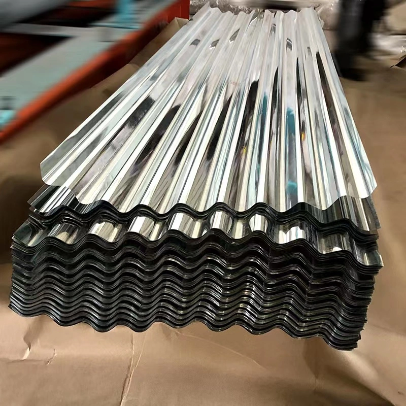 Factory Supply High Quality Tile Galvalume 0.5mm Wall Thickness 1000*2000mm Z275 Steel Z40 Z60 G90 Roof Sheets Gi Sheet 14 Gauge 18 Gauge Corrugated Sheet