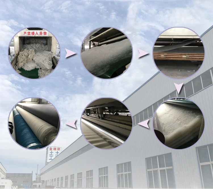 Polypropylene PP Nonwoven Geotextile Fabric for Soil Stabilization