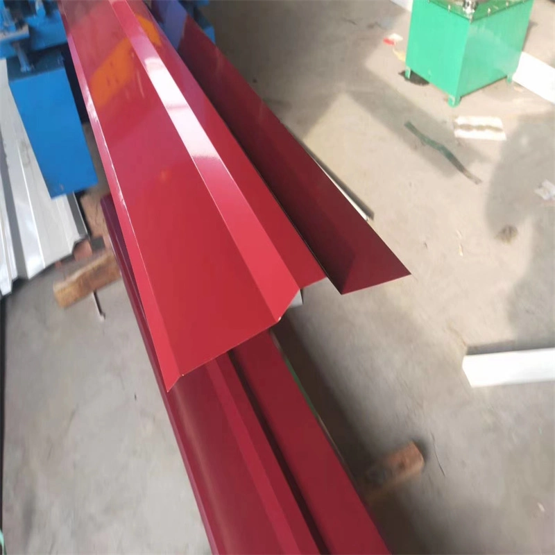 PPGI Corrugated Profiled Color Steel Roof Sheet Trapezoidal Prepainted Metal Roofing Sheet