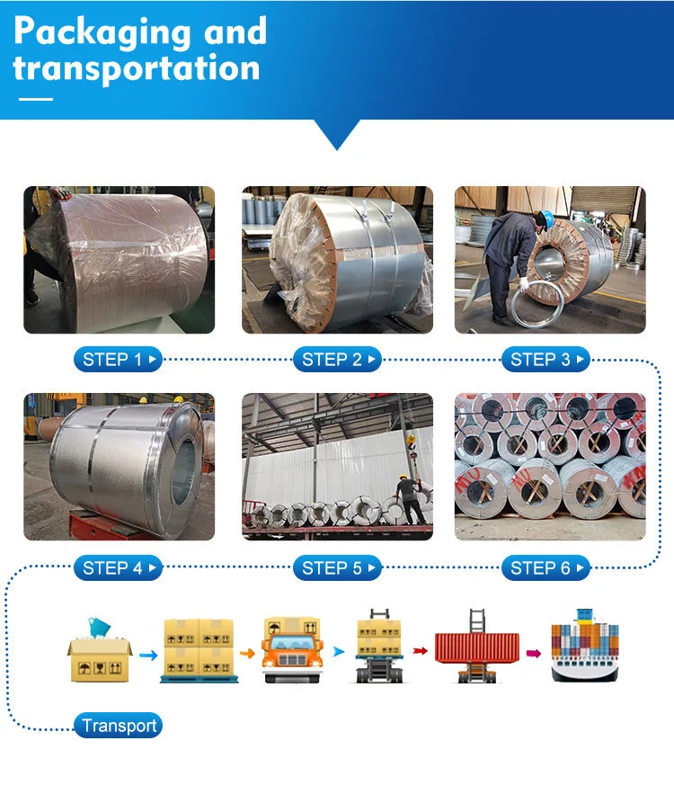 Dx51d Z275 China Factory Price 0.55mm Thickness Galvanized Steel Coil