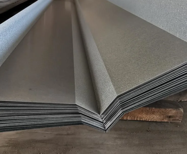 Factory Wholesale Zinc Roofing Dx51d Zinc 30-275g 0.2 mm 914mm Corrugated Zinc Galvalume Metal Roofing Coil Sheet Gi Plate Hot Dipped Galvanized Steel Sheet