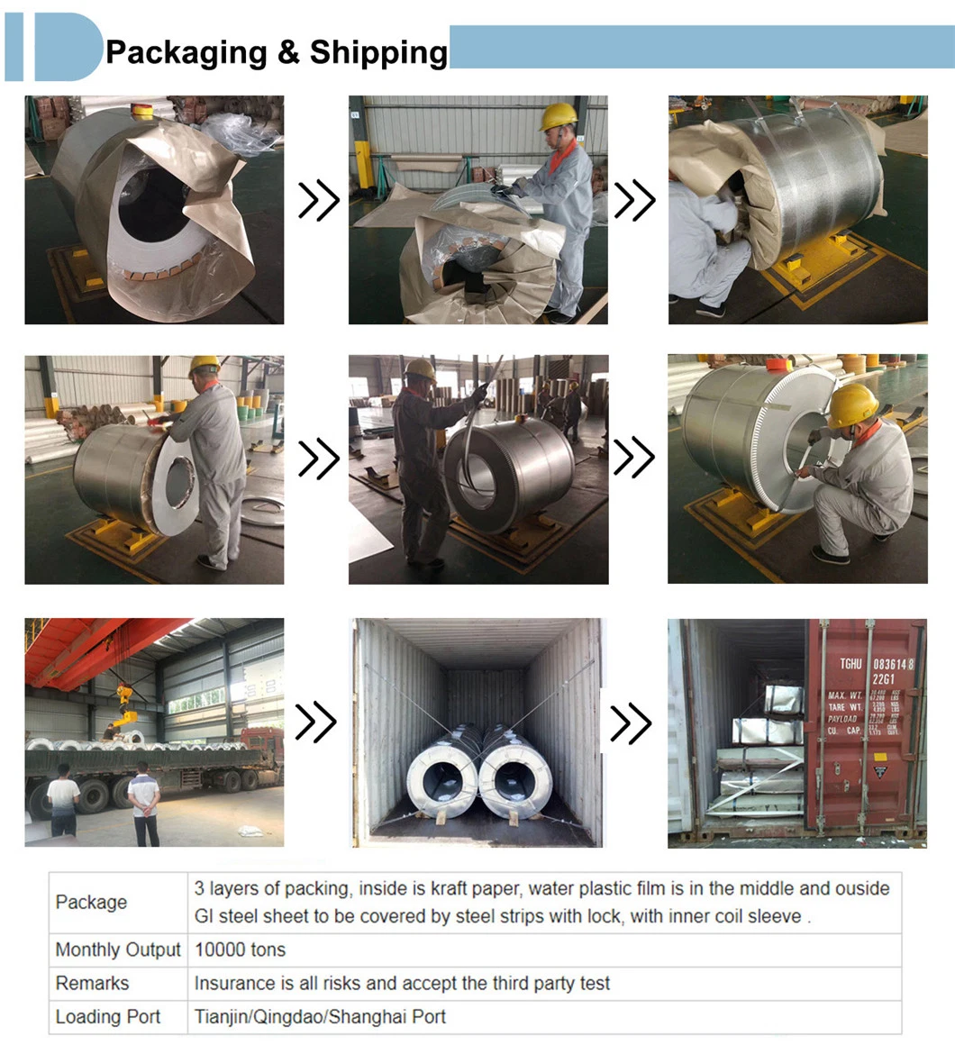 Bobines Cold Rolled Zinc Galvanized Steel Coil