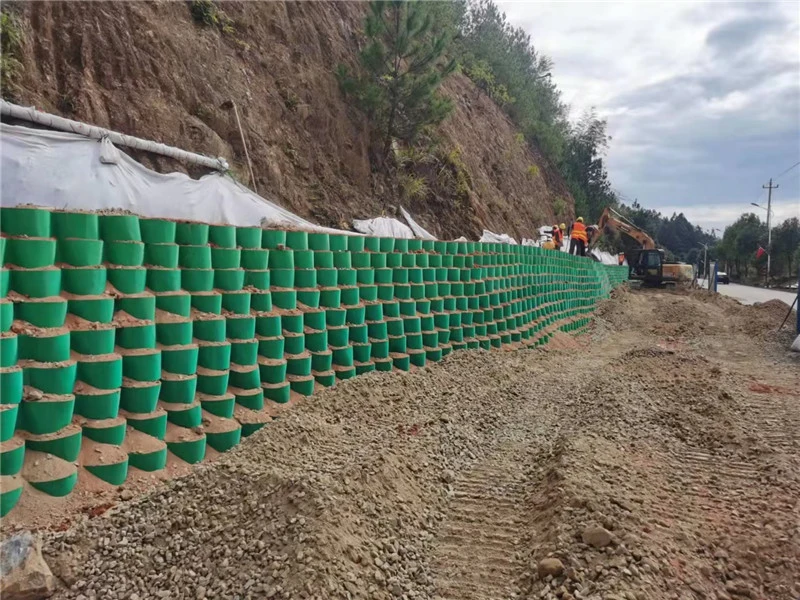 Textured and Perforated HDPE Plastic Geocell Manufacturer for Road Construction