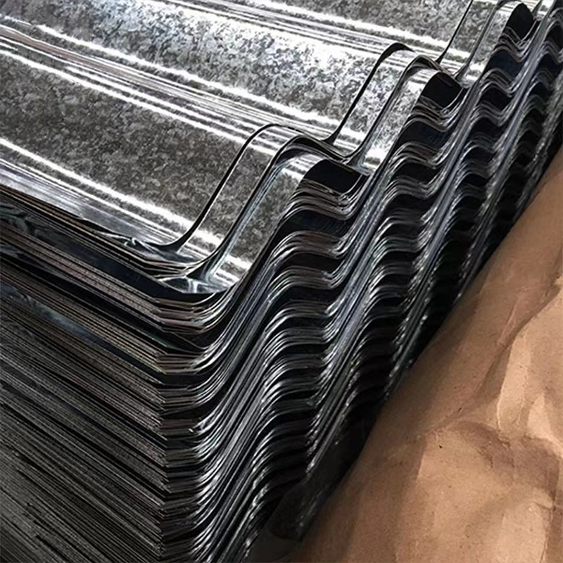 Factory Wholesale Zinc Roofing Dx51d Zinc 30-275g 0.2 mm 914mm Corrugated Zinc Galvalume Metal Roofing Coil Sheet Gi Plate Hot Dipped Galvanized Steel Sheet