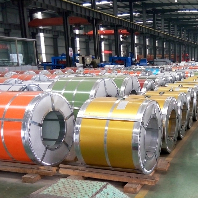 China Supplier PPGI Dx51d Prepainted Galvanized Steel Coil Color Coated Steel Coil PPGI