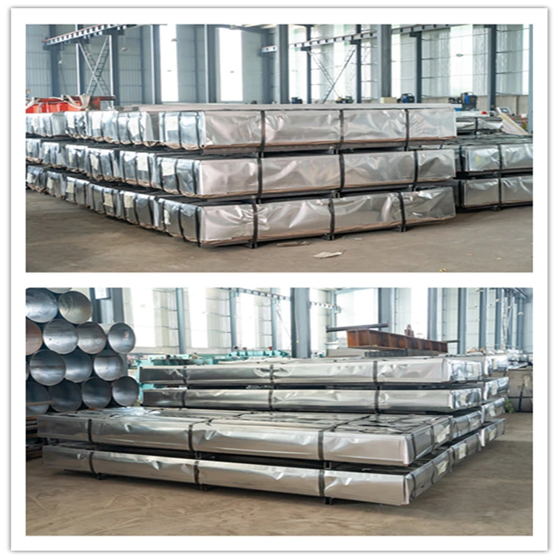 0.38mm 0.4mm 0.5mm Galvalume Corrugated Steel Roofing Sheet, Half Hard Az150 G550 Roofing Sheet with Bwg 30/30 Gauge, Galvanized Steel Roofing Plate