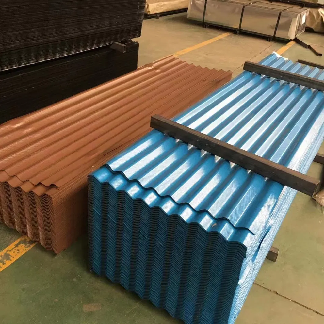 Steel Corrugated Roofing Sheet Galvanized Steel Gi Zinc Coated Iron Metal Roofing Sheet