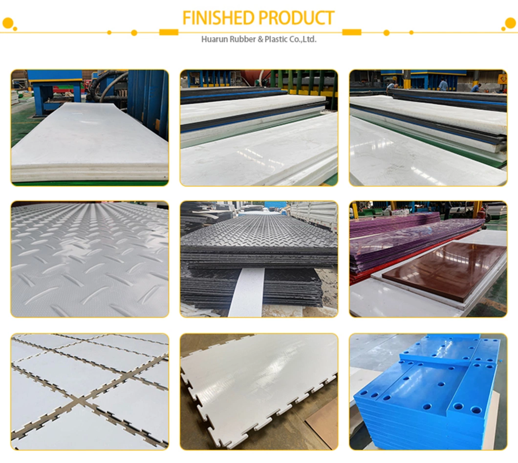 4X8 FT 1220X2440mm 2X1m Multi Layer Customized Dual Color Sandwich HDPE Sheet Drainage Boards