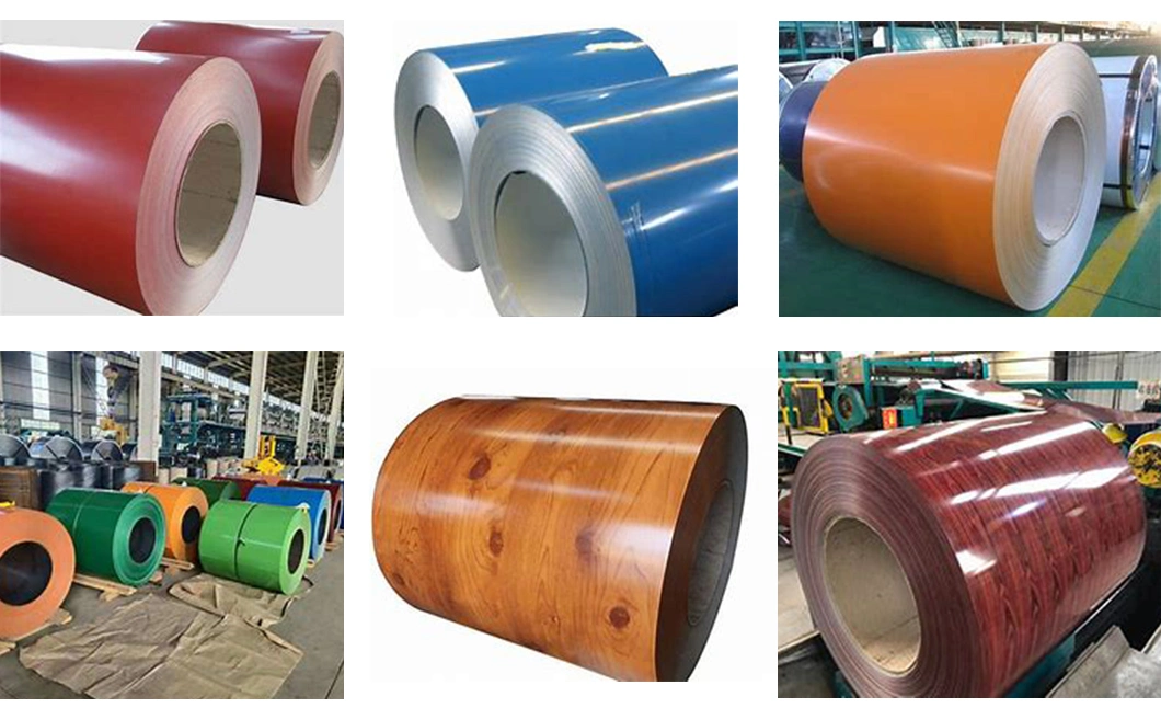 China Supplier Aluminium Alloy 1100/3003/3004/3005/3105/5005/5052 Color Coated Prepainted Aluminum Coil