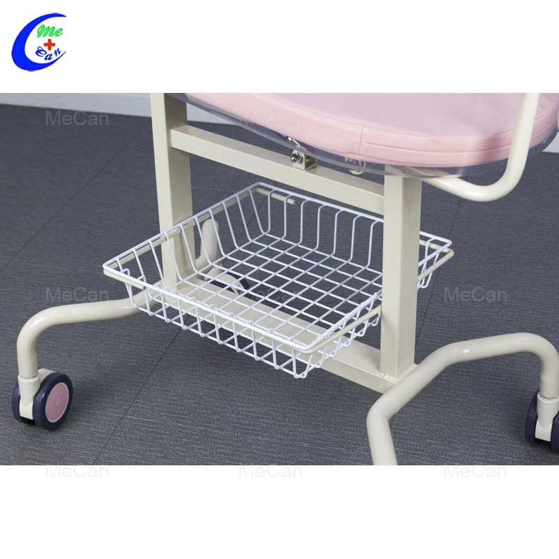 ABS Baby Cart Crib Basin Angle Adjusting Handle Hospital Infant Baby Bed