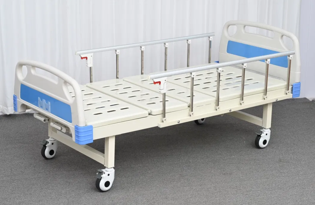 Cheap 2 Cranks Medical Beds High Quality Basic Hospital Bed 2 Functions