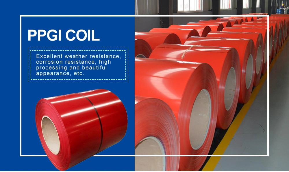 China Manufacture Hot Sale PPGI PPGL Zinc 65mn Hot Rolled PPGL Coated Galvanized Steel Sheet Coil for Metal Roofing