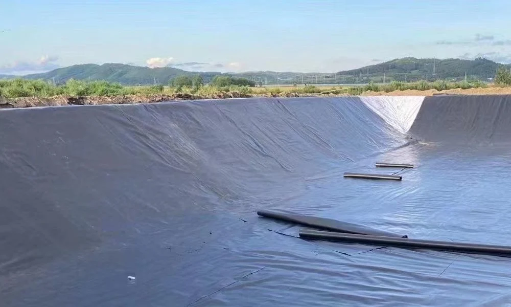 0.3-3mm HDPE/LDPE/LLDPE/PVC/EVA Geomembrane Waterproof Impermeable Soft Smooth Textured /Composite Customized Membrane