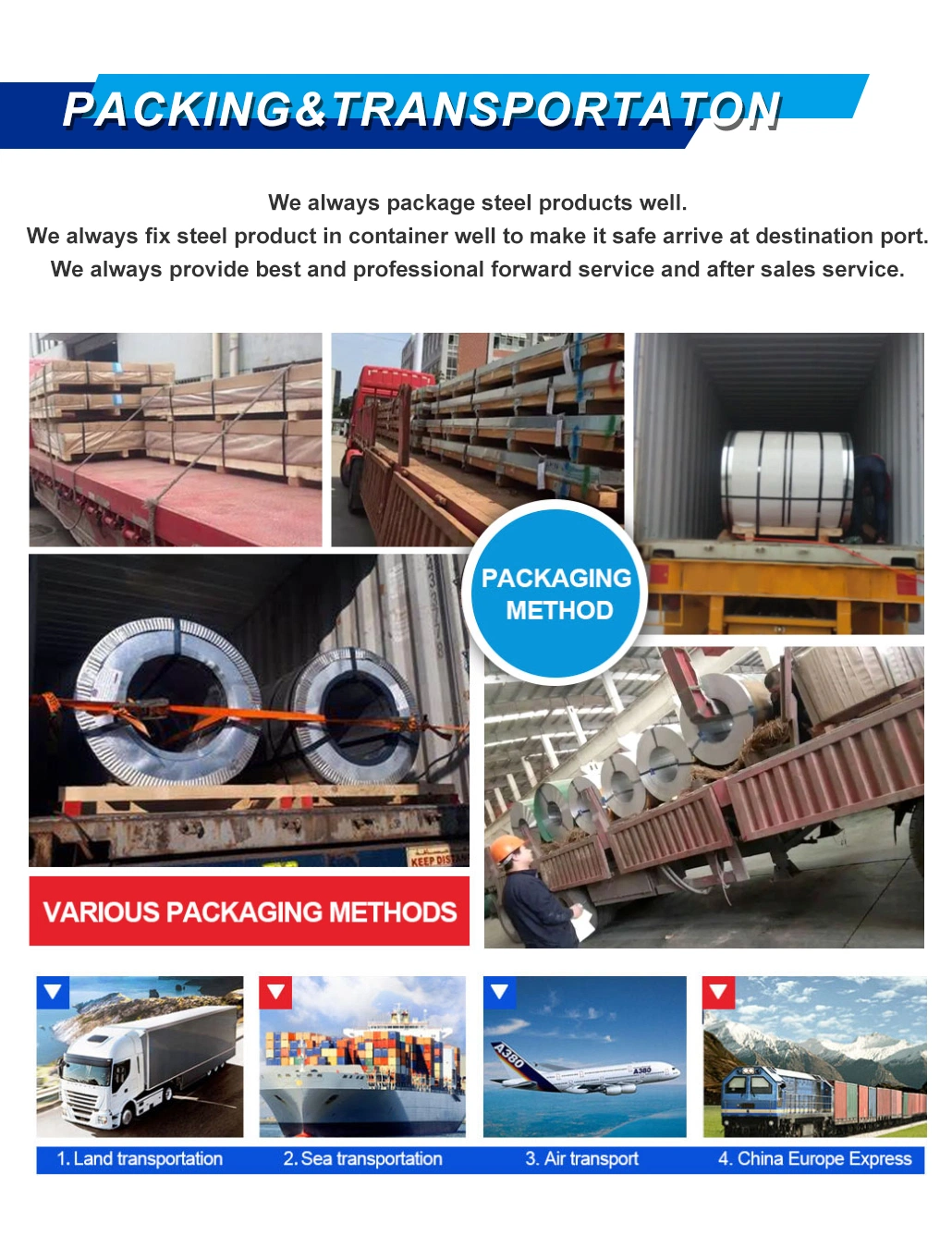 Galvalume Galvanized Steel Coil PPGI Steel Coil Made for Roofing Sheet Printed Coil Sheet China Made