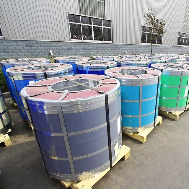 China Supplier PPGI Dx51d Prepainted Galvanized Steel Coil Color Coated Steel Coil PPGI