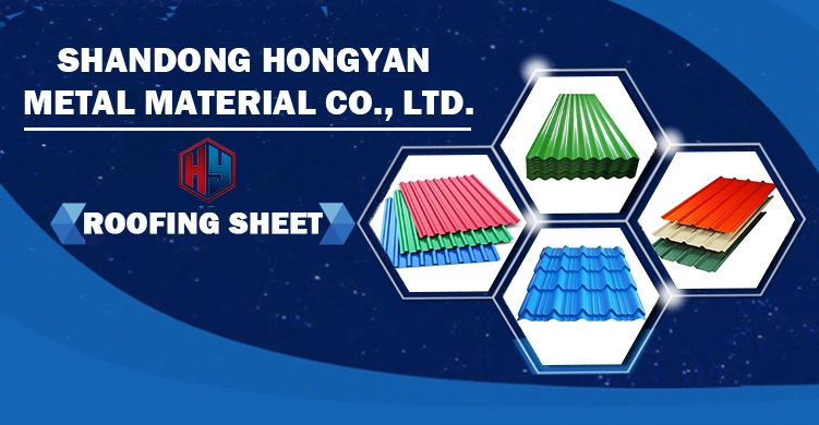 Wholesale Aluminum Galvanized Roof Color Sheet Steel Corrugated Metal Roofing Sheet