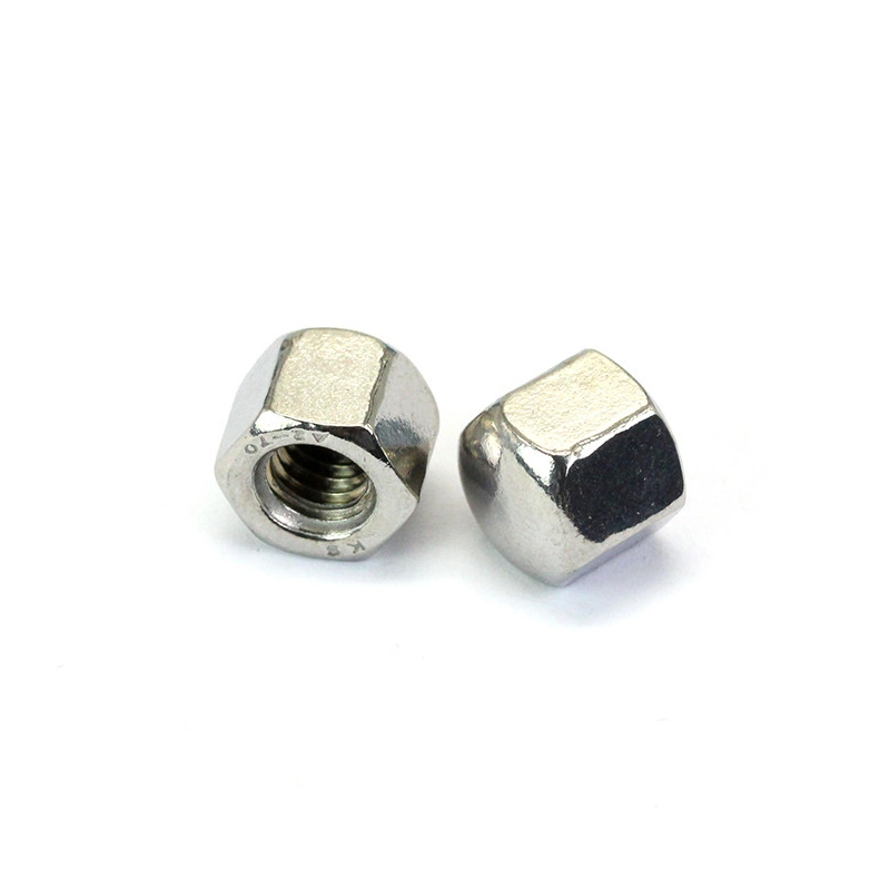 High Strength Fasteners Hexagon Dome Nuts Hexagon Acorn Nuts DIN917 Finish Zp Galvanized Color M16 M24