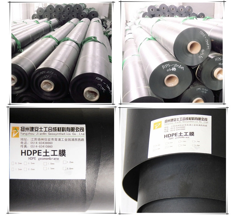 Geotextile Liner Ponds Fish Tank Double Sides Textured Geomembrane HDPE 1mm Lake Pond Liner