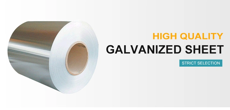 China Factory Price Galvanized 0.12mm-6.0mm Thickness Gi Sheet Roll Galvanized Steel Coil