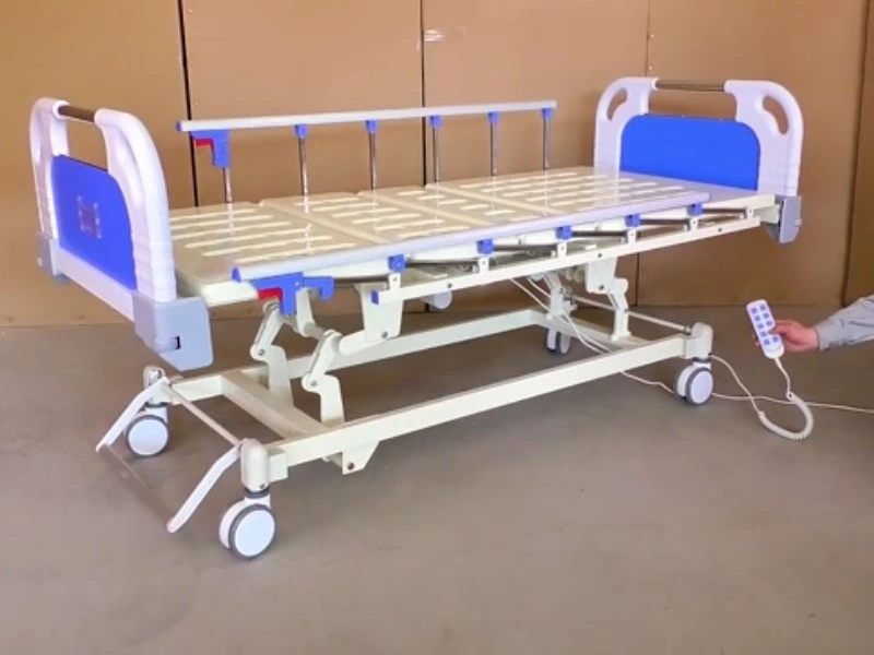 Hospital Equipment 5 Functions Electric Hospital Nursing Bed Manufacturer Factory Price