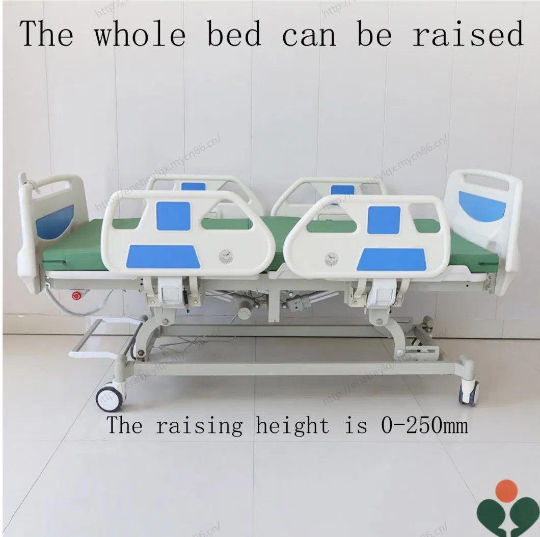 Medical Adjustable Electric Five Functions Patient Nursing Hospital Bed for Customized Support