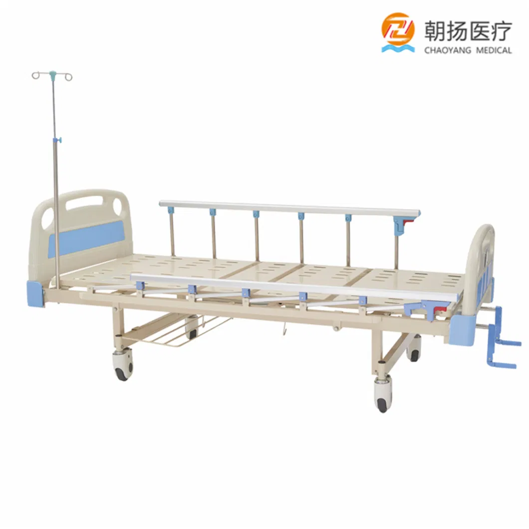 Two Crank Manual Medical Clinic Patient Bed Hospital Bed Price