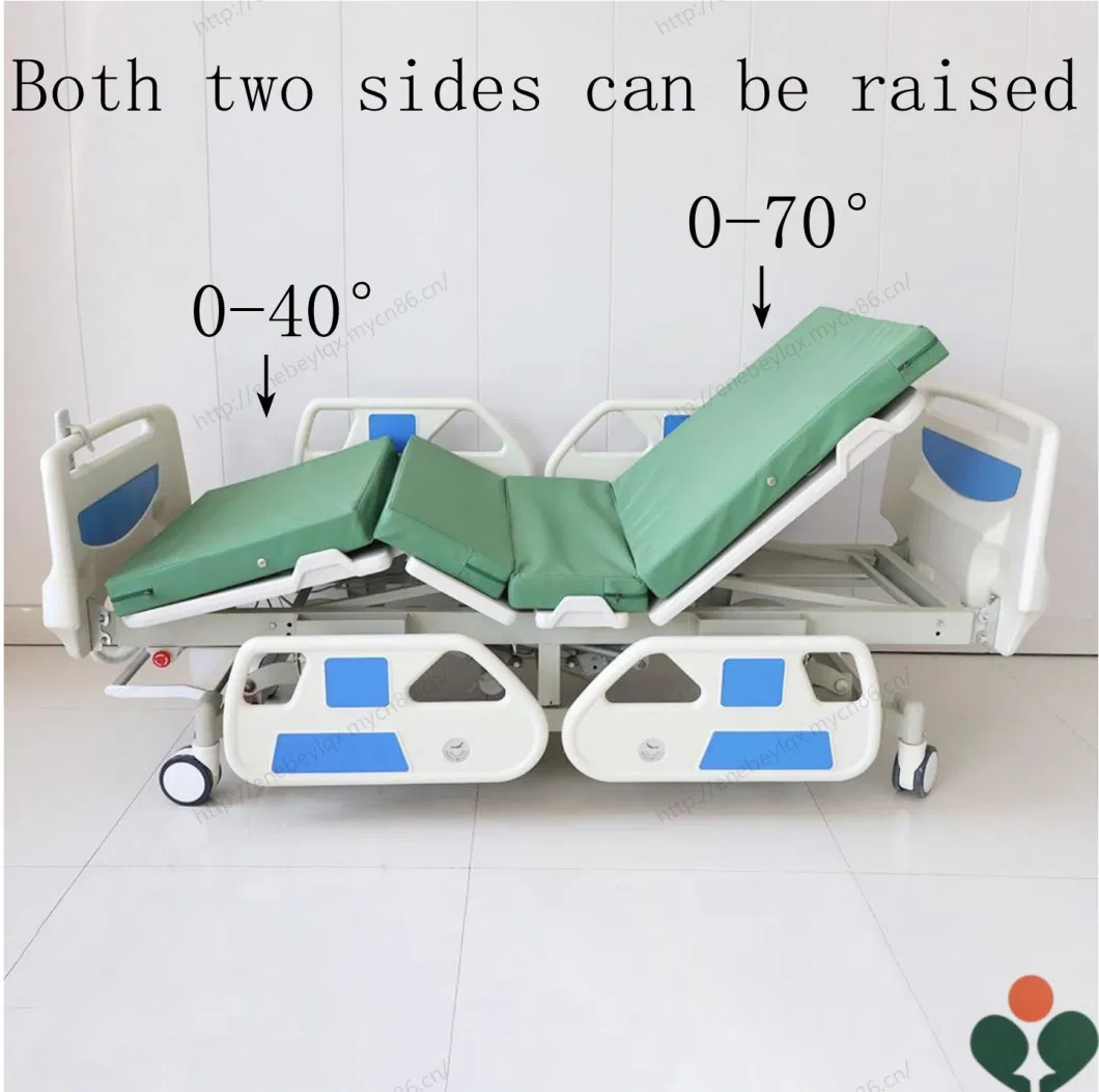 Medical Adjustable Electric Five Functions Patient Nursing Hospital Bed for Customized Support