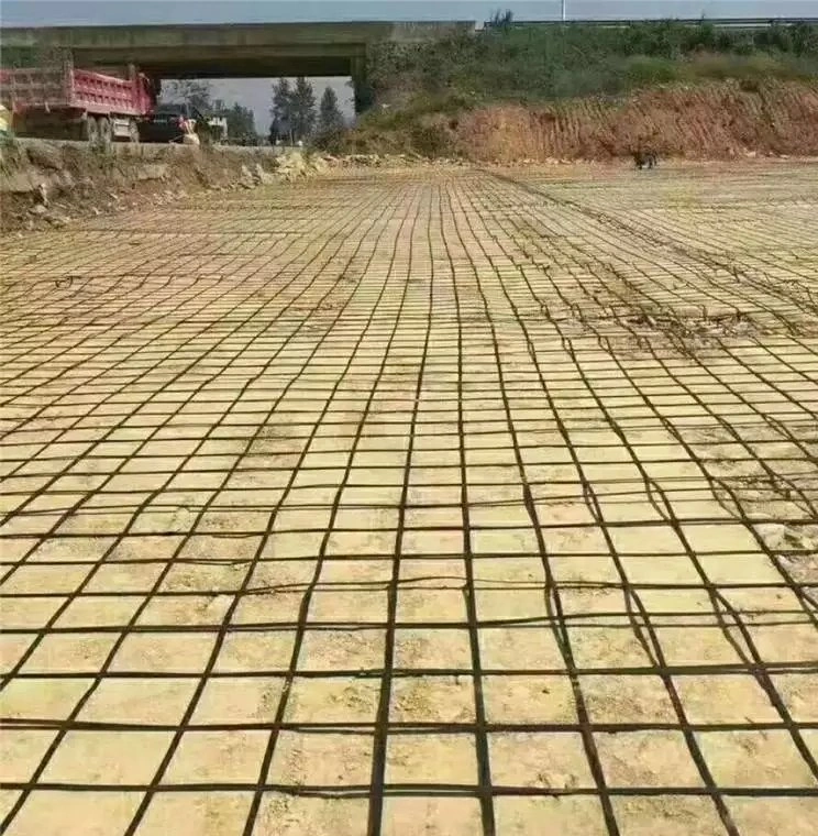 Geocomposite Composite Steel Plastic Geogrid Reinforced Biaxial Mining Production Wire Mesh