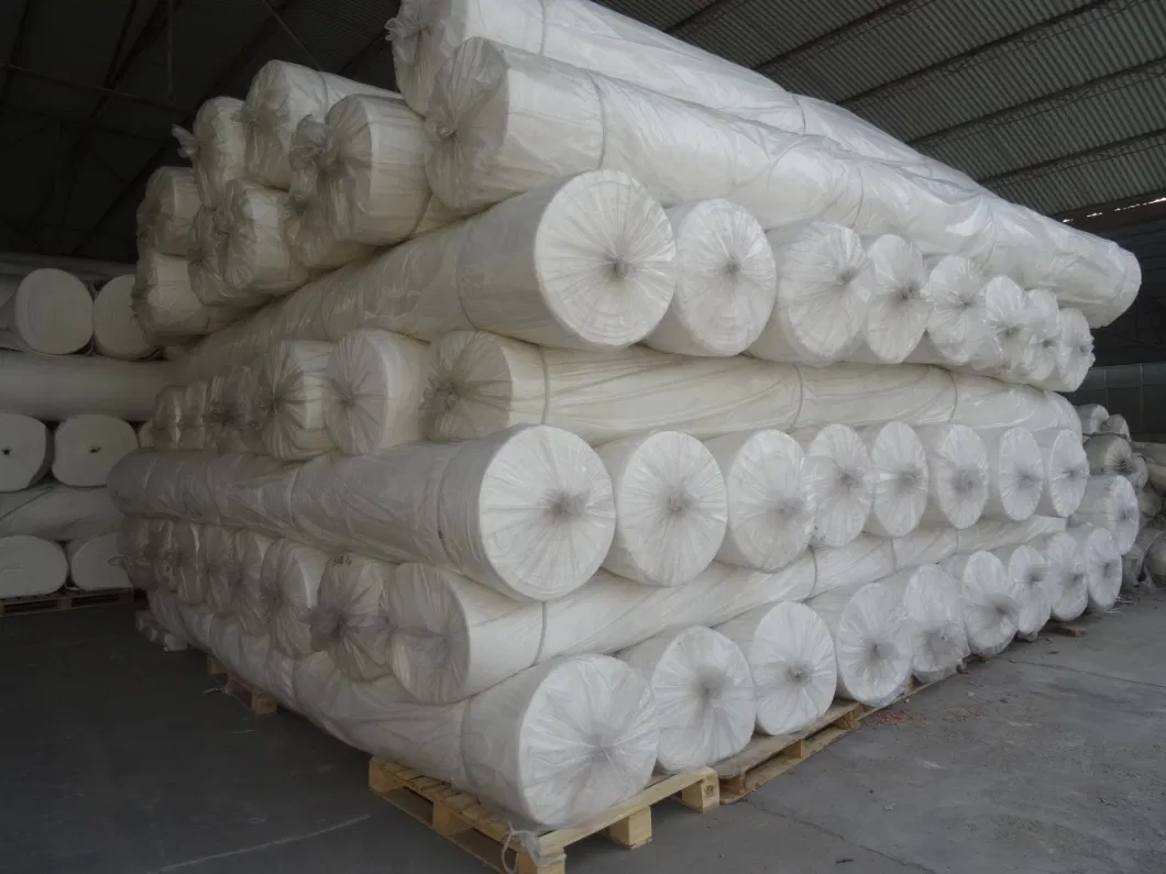 Polyester/Polypropylene Filament Spunbonded Nonwoven Geotextile for Filtration, Isolation, Reinformcement