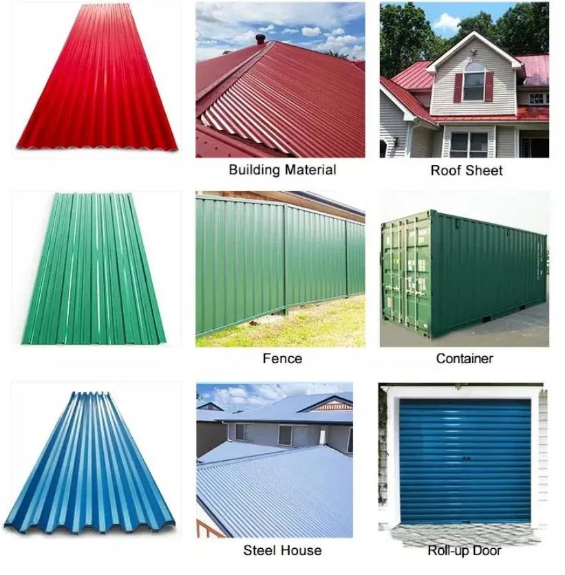 Preservative/SGCC/Sgch/Dx51d+Z/Galvanized/Galvalume Color Coated PPGI PPGL Corrugated Gi Zinc Roofing Sheet