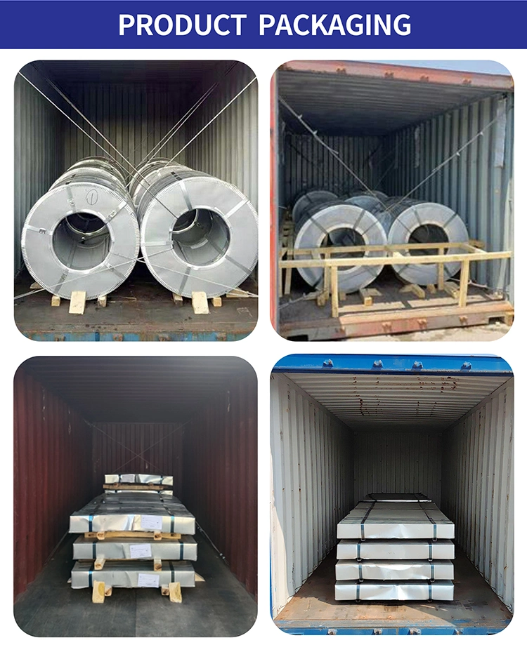 SGCC Secc Dx51d DC51D Dx51d+Z Jisg3302 26 Gauge G40 Z30-Z275 Az150 Hot Dipped HDG Gi Gl Galvalume Galvanized Steel Roofing Plate/Coil/Strip/Sheet