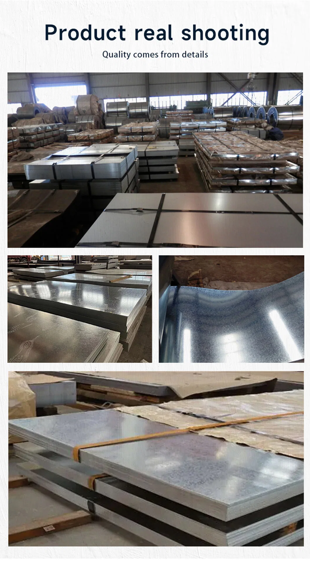 Wholesale Factory Export Galvanized Corrugated Steel Sheet Roofing/Roof Sheet in Stock with SGCC Gi Alloy Steel Zinc Coated Iron High Quality