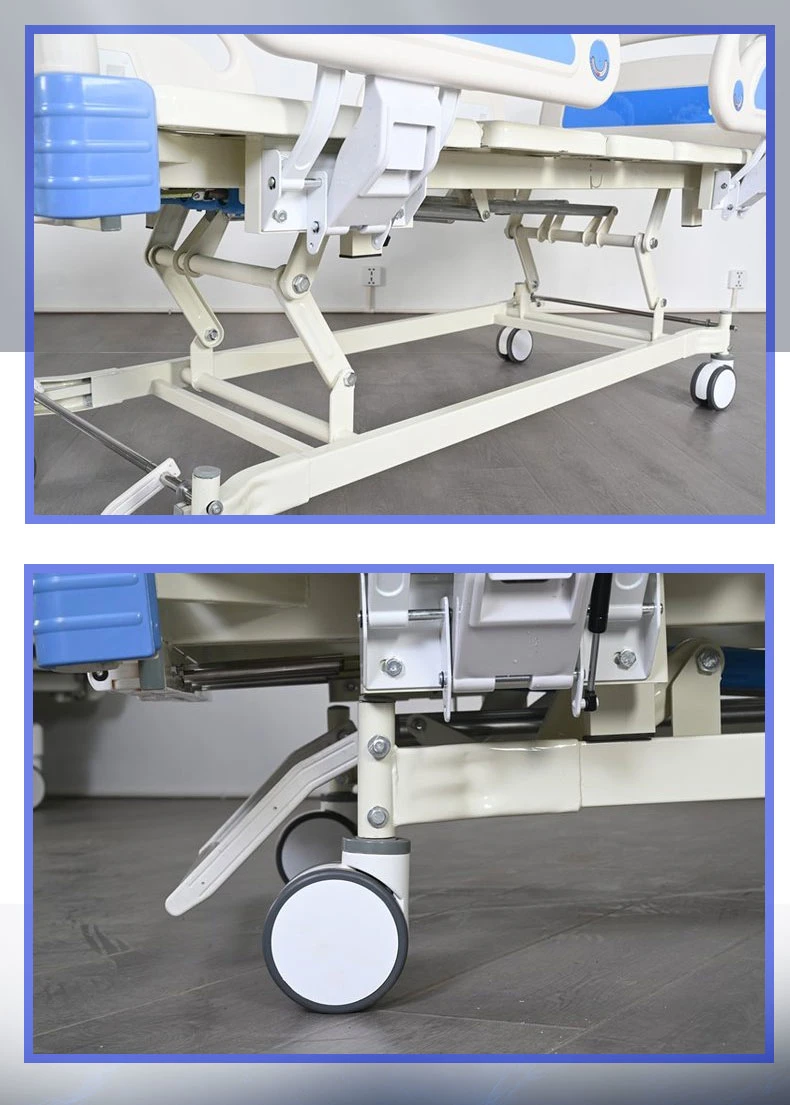 Hospital Furniture Medical Surgical Function Adjustable Folding ICU Electric Patient Therapy Nursing Care Bed