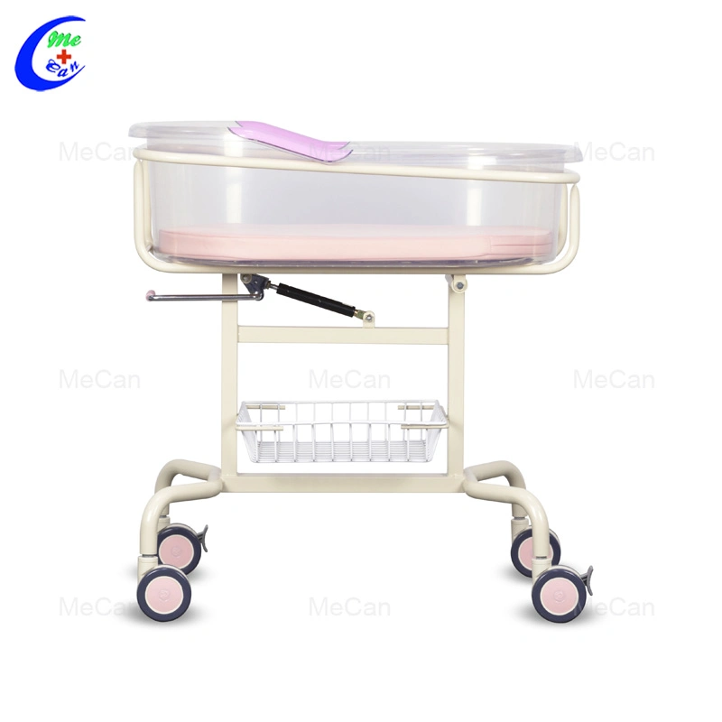 ABS Baby Cart Crib Basin Angle Adjusting Handle Hospital Infant Baby Bed