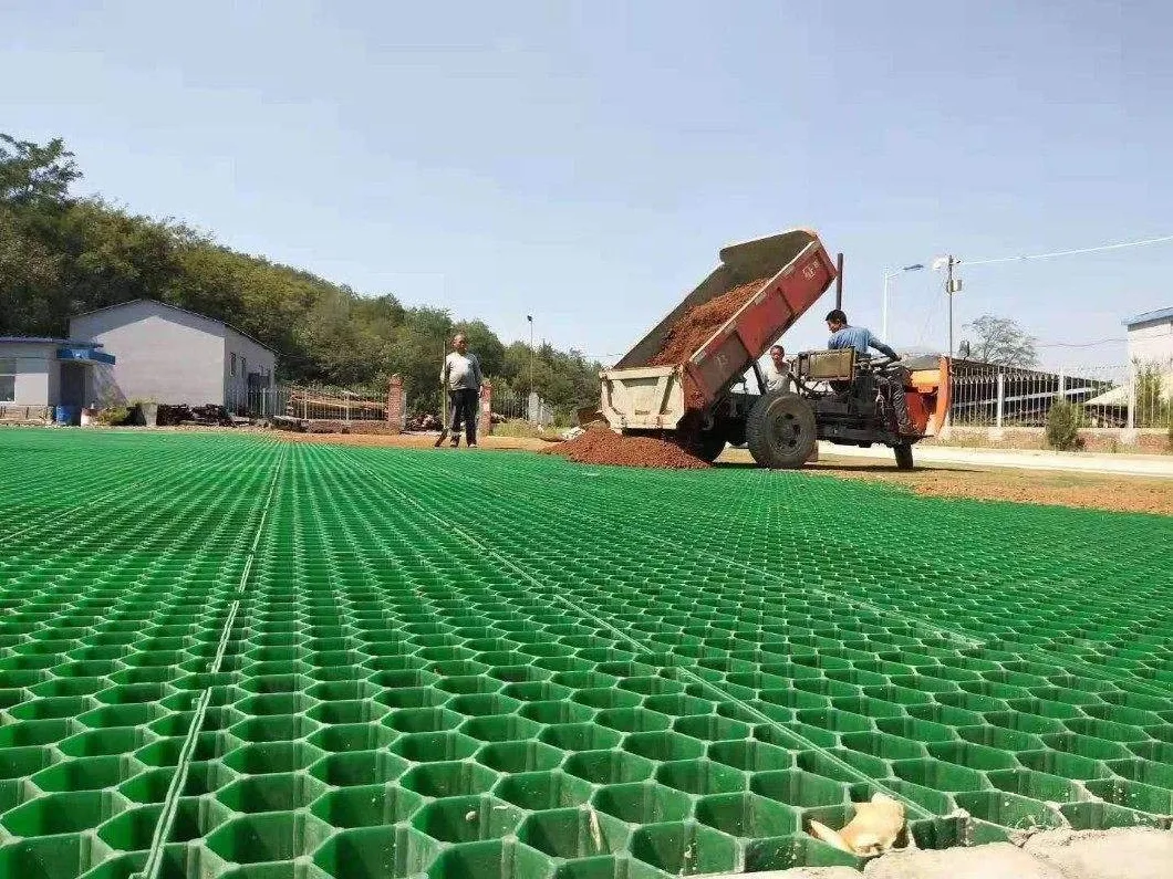Heavy Duty Honeycomb Plastic Paver Ground Grid Grass PP Geocell Driveway Recycled Product