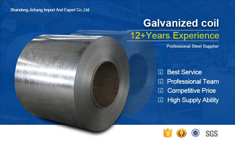Galvanized Steel Coil Iron Z180 Dx51d 0.8mm Gi Corrugated Steel Coil