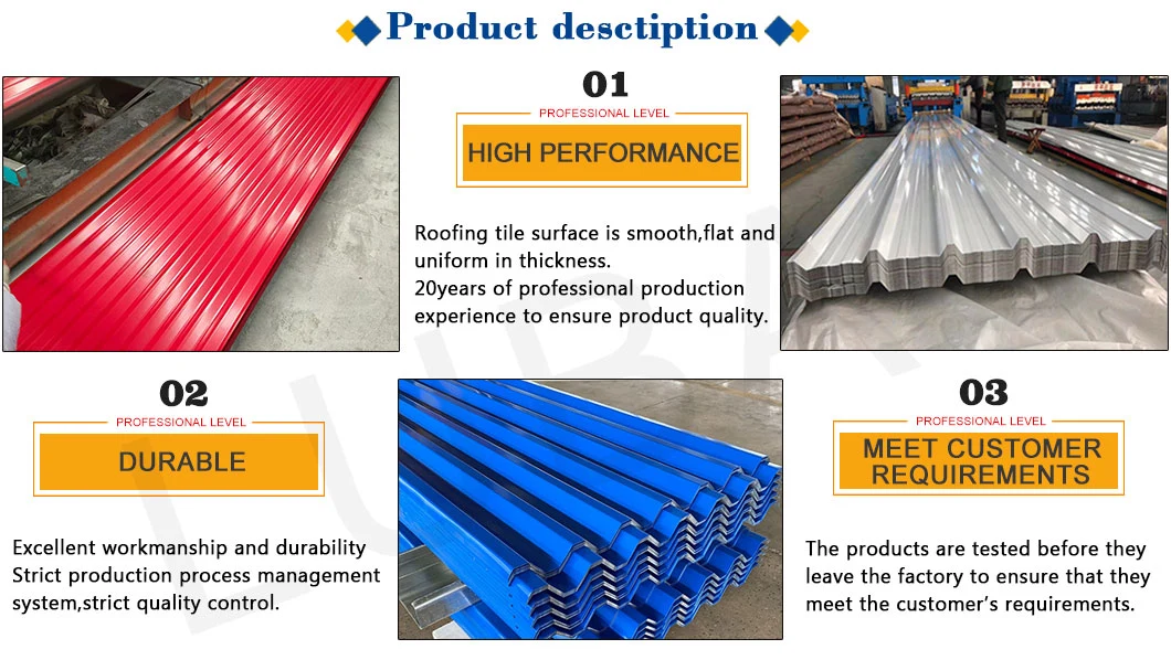 Prepainted Color Roofing Sheet Price Galvanized Corrugated Metal Roofing Sheet