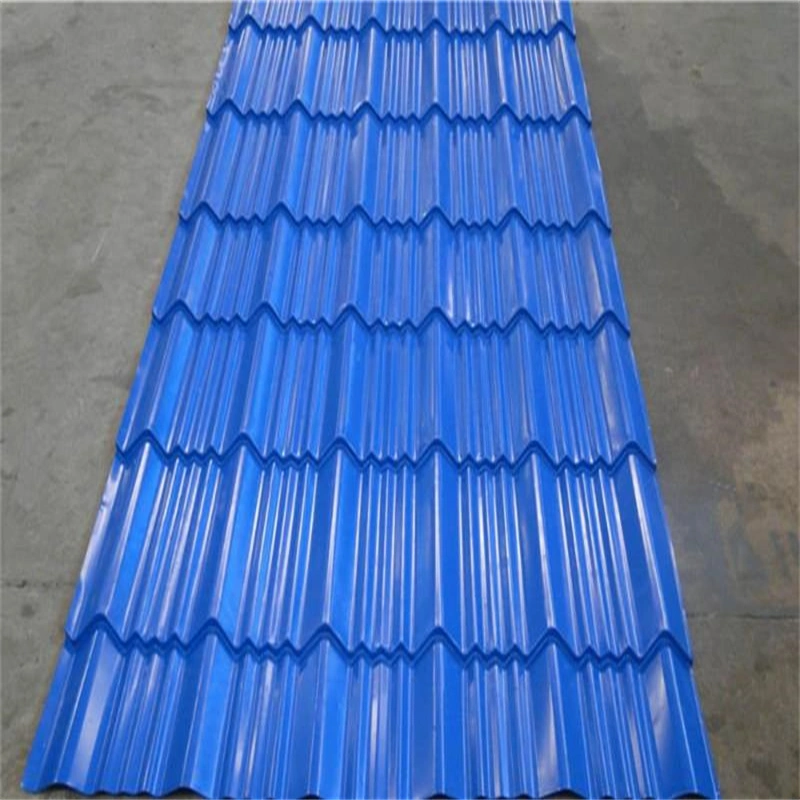 PPGI Corrugated Profiled Color Steel Roof Sheet Trapezoidal Prepainted Metal Roofing Sheet