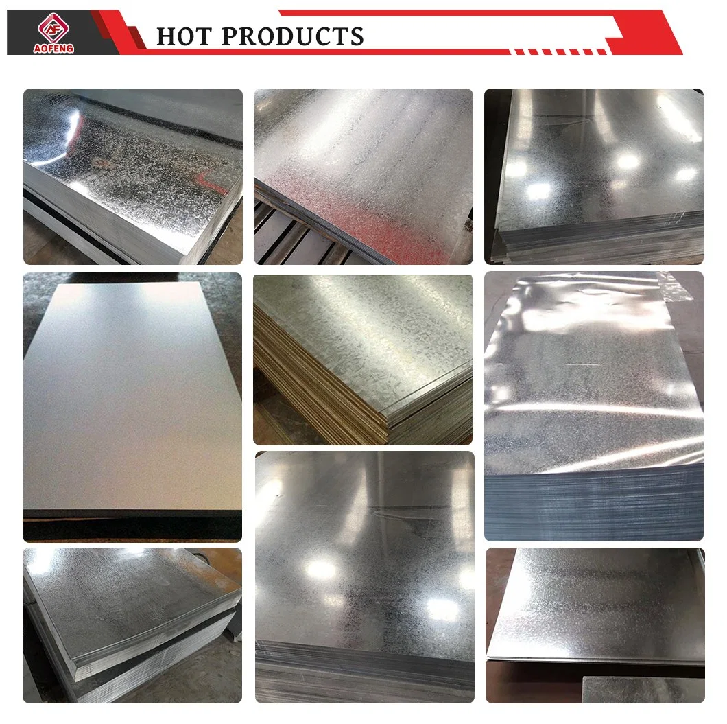 Factory Hot-DIP Dx52D Dx53D Galvanized Steel Plate