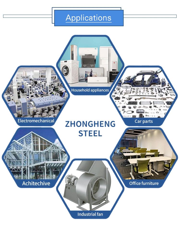 High Grade Dx51d Z120 Z275 Z80 Hot DIP Galvanized Steel Strips Zinc Coated Gi Steel Coil