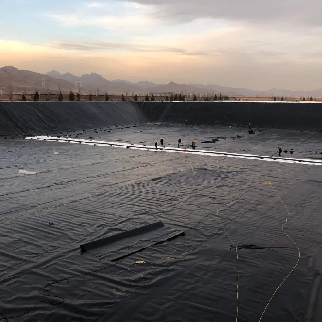 Application of HDPE Plastic Waterproofing/Anti-Seepage Smooth Surface/Rough Surface/Injection Point Composite Geomembrane in Landfill/Tailings Treatment